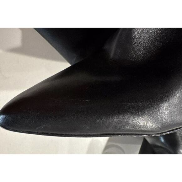 SCHUTZ Women’s Leather Pointed Toe Black Ankle Bootie Size 8.5 READ - Picture 16 of 16